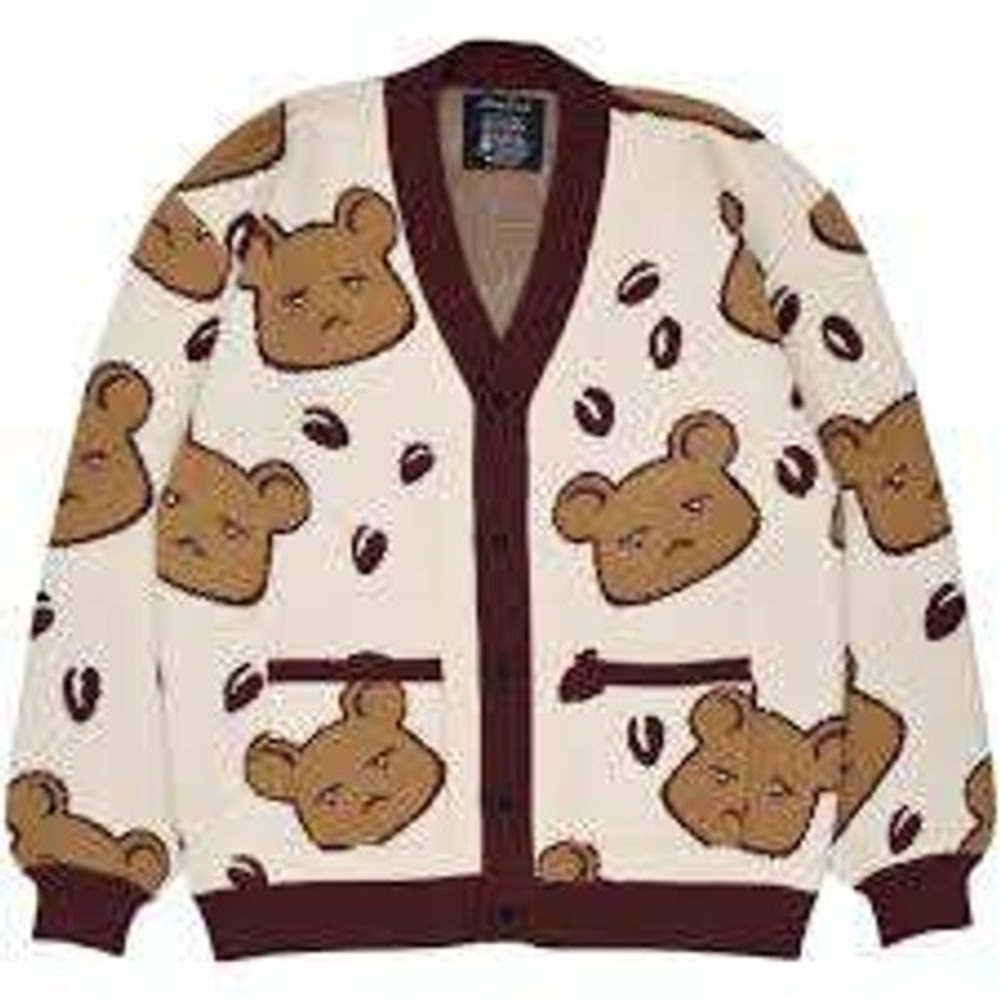 Steady Hands Ouran High School Host Club Honey Bear Kuma Cardigan Sweater 3XL